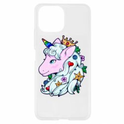 Чехол для Xiaomi Mi11 Lite Unicorn Princess - PrintSalon