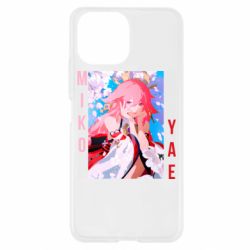 Чехол для Xiaomi Mi11 Lite Yae Miko art - PrintSalon