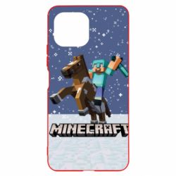 Чохол для Xiaomi Mi11 Lite Зимовий Майнкрафт - PrintSalon