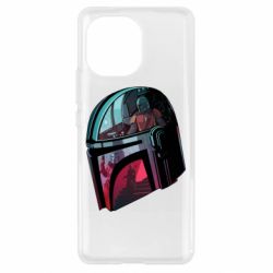 Чехол для Xiaomi Mi11 Mandalorian Helmet profil - PrintSalon