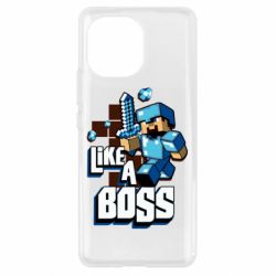 Чехол для Xiaomi Mi11 Minecraft Like a Boss - PrintSalon