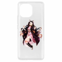 Чехол для Xiaomi Mi11 Nezuko cat-PrintSalon Чехол для Xiaomi Mi11 Nezuko cat
