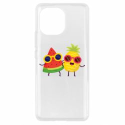 Чехол для Xiaomi Mi11 Pineapple with watermelon - PrintSalon