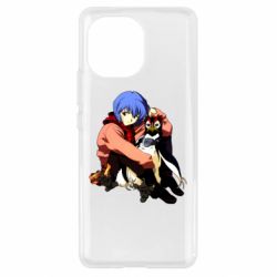 Чехол для Xiaomi Mi11 Rei Ayanami and Pen Pen - PrintSalon