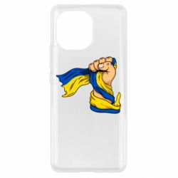 Чехол для Xiaomi Mi11 Рука с украинским флагом - PrintSalon