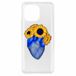 Чехол для Xiaomi Mi11 Сердце Украины.