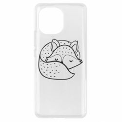 Чехол для Xiaomi Mi11 Sleeping fox - PrintSalon