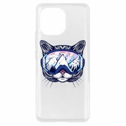 Чехол для Xiaomi Mi11 Snowboard Cat - PrintSalon