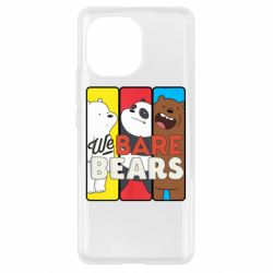 Чехол для Xiaomi Mi11 We bare bears collage - PrintSalon