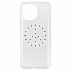 Чехол для Xiaomi Mi11 Знак мира из ромашек - PrintSalon