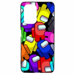 Чехол для Xiaomi Poco F3/K40 Among us multicolored - PrintSalon