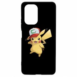 Чехол для Xiaomi Poco F3/K40 Ash's hat Pikachu - PrintSalon