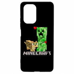 Чехол для Xiaomi Poco F3/K40 Creeper and Cat - PrintSalon