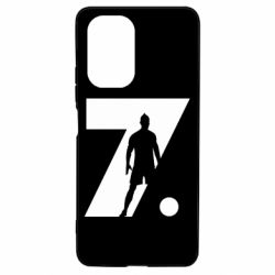 Чехол для Xiaomi Poco F3/K40 Cristiano Ronaldo Silhouette Art - PrintSalon