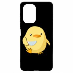 Чехол для Xiaomi Poco F3/K40 Цыпленок с ножом мем - PrintSalon