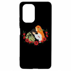 Чохол для Xiaomi Poco F3/K40 Дівчина цілує солдата - PrintSalon