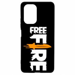 Чохол для Xiaomi Poco F3/K40 Free Fire vertical logo - PrintSalon