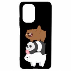 Чехол для Xiaomi Poco F3/K40 Гризли Панда и Белый - PrintSalon