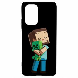 Чохол для Xiaomi Poco F3/K40 Heroes from Minecraft - PrintSalon