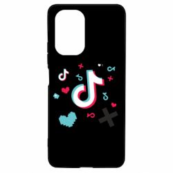 Чехол для Xiaomi Poco F3/K40 Icons TIK TOK - PrintSalon