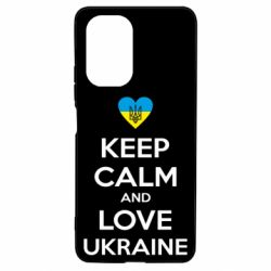 Чехол для Xiaomi Poco F3/K40 Keep calm and love - PrintSalon