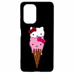 Чехол для Xiaomi Poco F3/K40 Kitty ice cream - PrintSalon