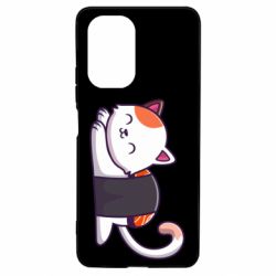 Чехол для Xiaomi Poco F3/K40 Котик-суши - PrintSalon