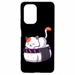 Чехол для Xiaomi Poco F3/K40 Котик. Суши-кровать - PrintSalon
