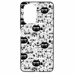 Чохол для Xiaomi Poco F3/K40 Коти патерн - PrintSalon