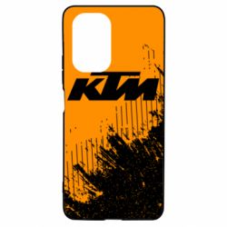 Чехол для Xiaomi Poco F3/K40 KTM and grunge background - PrintSalon