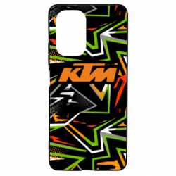 Чохол для Xiaomi Poco F3/K40 KTM orange logo - PrintSalon