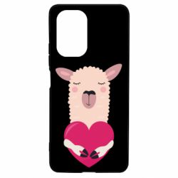 Чехол для Xiaomi Poco F3/K40 Lama with heart