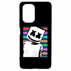 Чехол для Xiaomi Poco F3/K40 Marshmello Colorful Portrait - PrintSalon