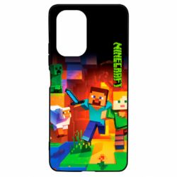 Чехол для Xiaomi Poco F3/K40 Майнкрафт - PrintSalon