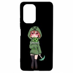 Чехол для Xiaomi Poco F3/K40 Minecraft anime - PrintSalon