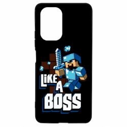 Чехол для Xiaomi Poco F3/K40 Minecraft Like a Boss - PrintSalon