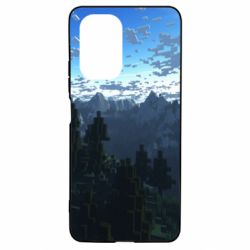 Чехол для Xiaomi Poco F3/K40 Minecraft nature - PrintSalon