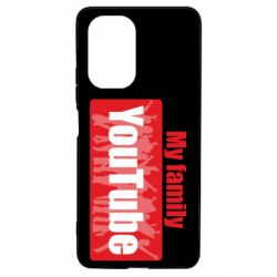 Чехол для Xiaomi Poco F3/K40 My family youtube - PrintSalon