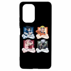 Чехол для Xiaomi Poco F3/K40 Naruto team 7 in action - PrintSalon