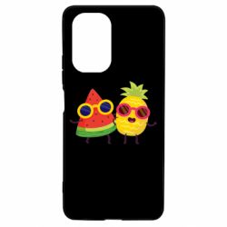 Чехол для Xiaomi Poco F3/K40 Pineapple with watermelon - PrintSalon