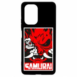 Чехол для Xiaomi Poco F3/K40 Poster samurai Cyberpunk - PrintSalon