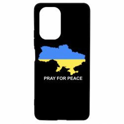 Чехол для Xiaomi Poco F3/K40 Pray for peace - PrintSalon
