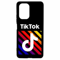 Чехол для Xiaomi Poco F3/K40 Tik Tok Colorful Logo - PrintSalon