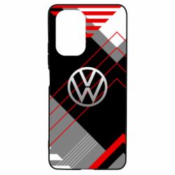Чехол для Xiaomi Poco F3/K40 Volkswagen logo and abstraction - PrintSalon