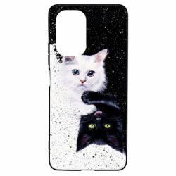 Чехол для Xiaomi Poco F3/K40 Yin and Yang cats - PrintSalon