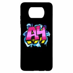 Чехол для Xiaomi Poco X3 А4 Граффити - PrintSalon