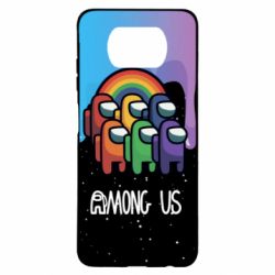 Чехол для Xiaomi Poco X3 Among Us art paints - PrintSalon