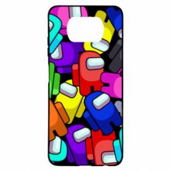 Чехол для Xiaomi Poco X3 Among us multicolored - PrintSalon