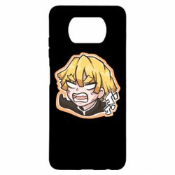 Чехол для Xiaomi Poco X3 Angry Zenitsu Agatsuma - PrintSalon