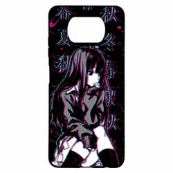 Чохол для Xiaomi Poco X3 Anime Girl Glitch - PrintSalon
